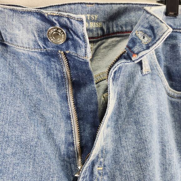 Women's Tommy Jeans Betsy Mid Rise Denim Pants Size 33 X 32 Light Blue - Picture 7 of 9